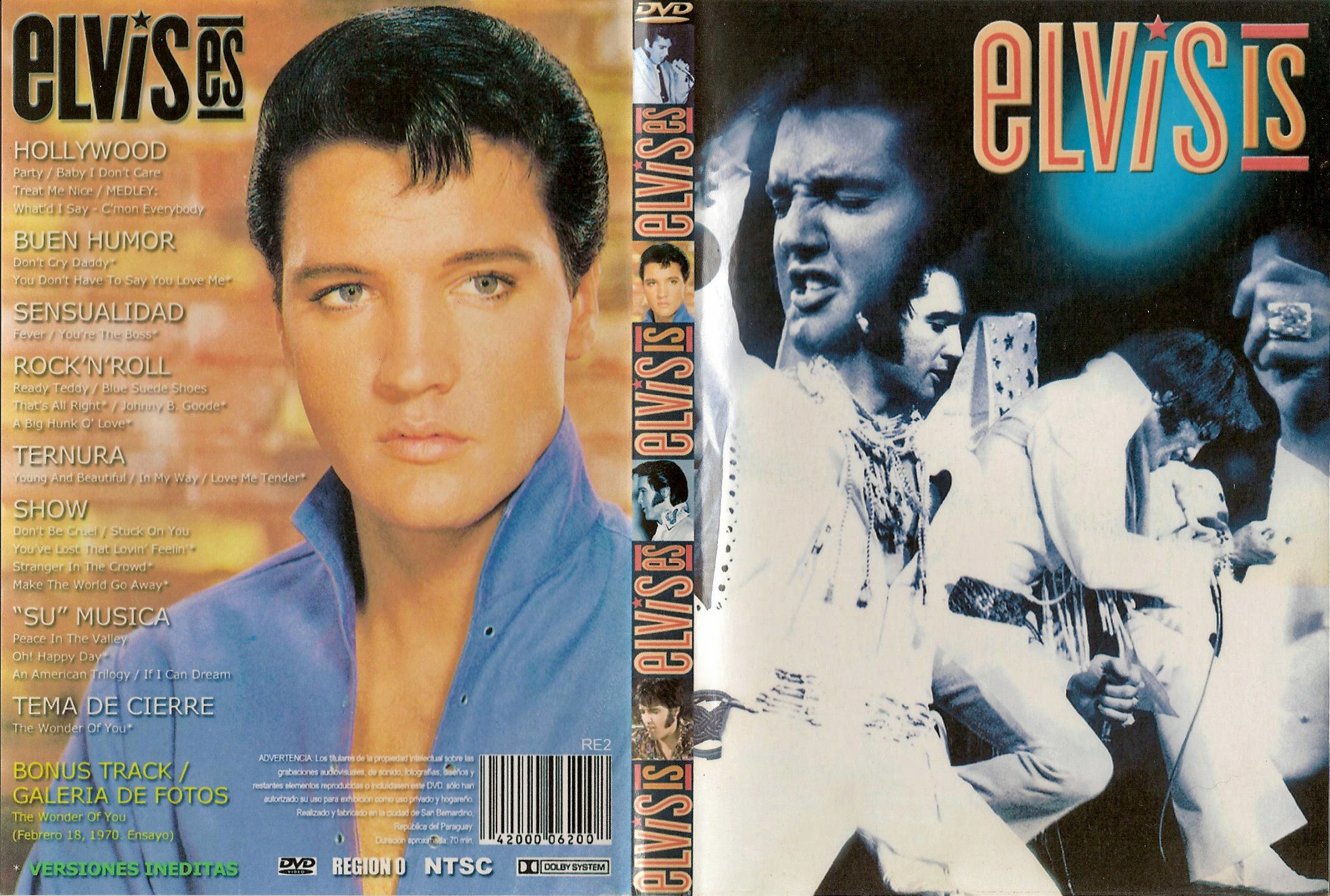 ELVIS DVD COVERS E